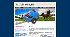 Desktop Screenshot of pasturevacuums.com